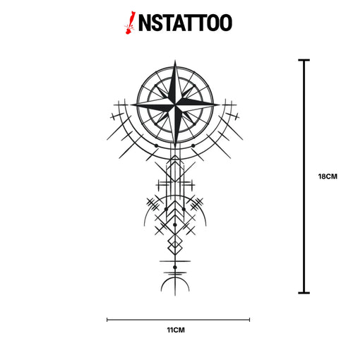Viking Yıldızı - Yarı Kalıcı Dövme