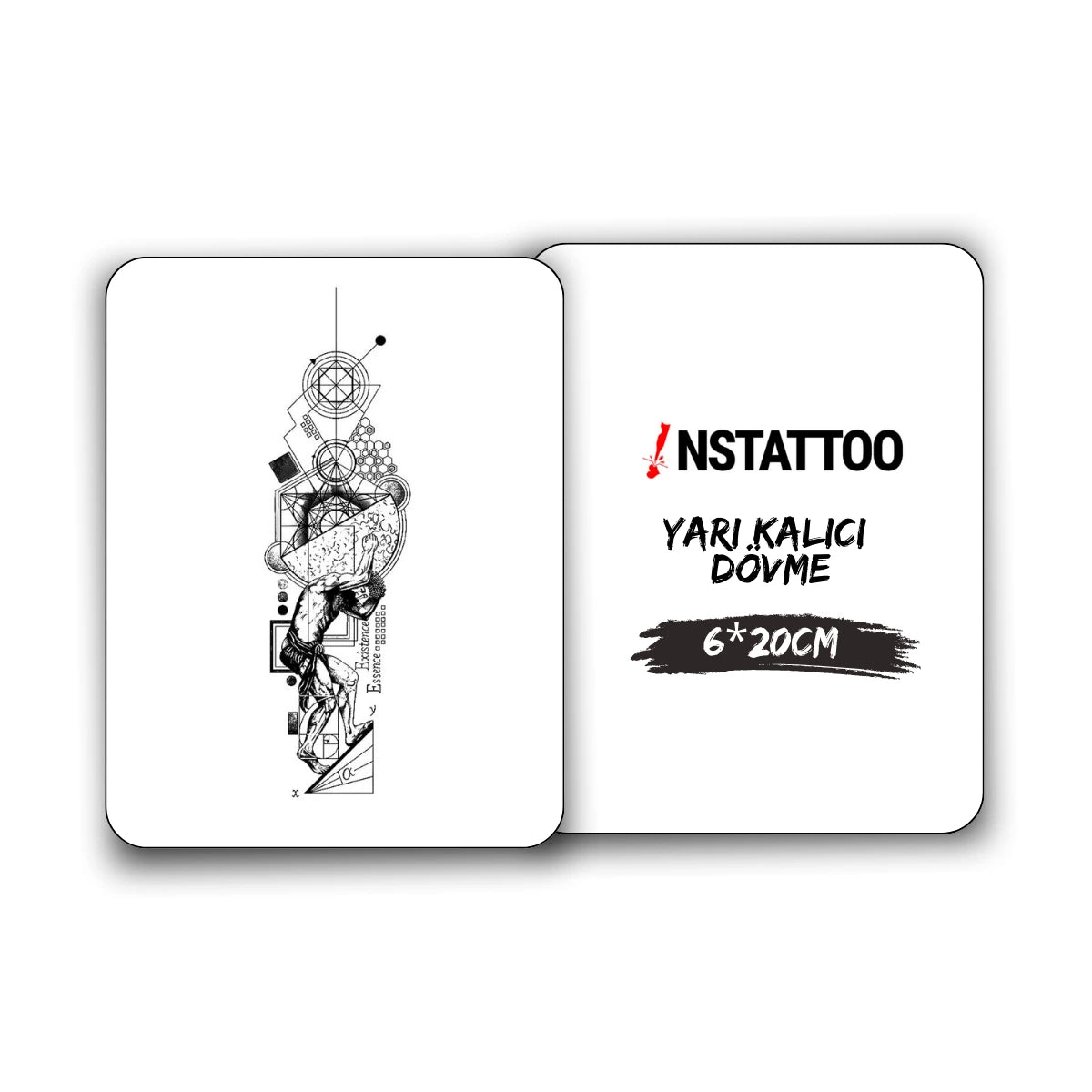 (Özel Tasarım) Vinci - Yarı Kalıcı Dövme