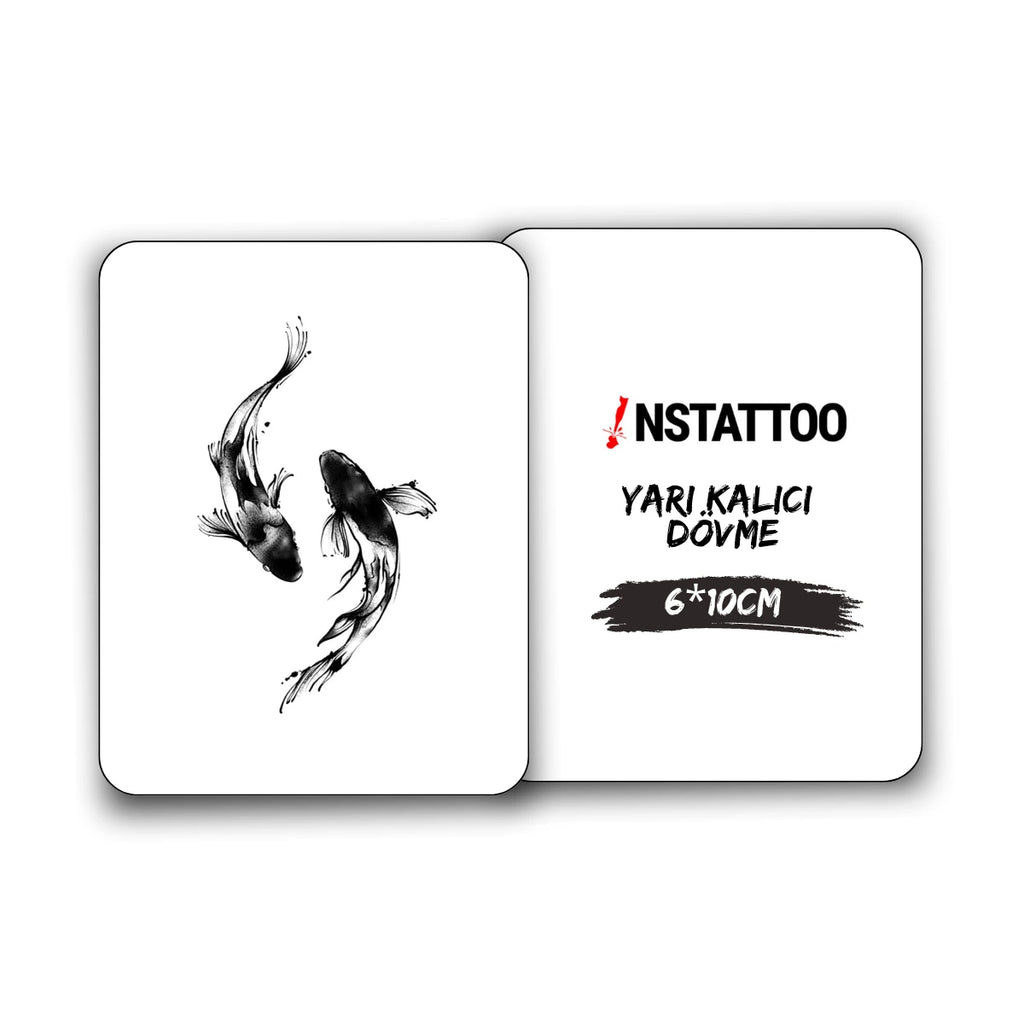 (Özel Tasarım) Ying-Yang - Yarı Kalıcı Dövme